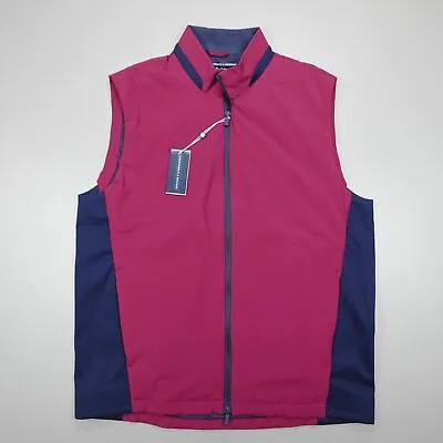 Holderness & Bourne Golf Vest The King Red Insulated Tailored Fit Men's Size S • $62.89