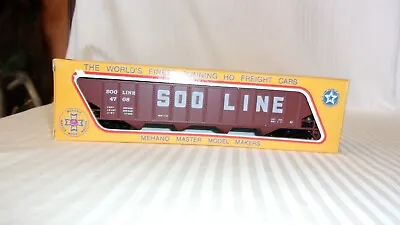 Vintage HO Scale Mehano Soo Line #4708 50' Open Hopper Brown Color BNOS • $13