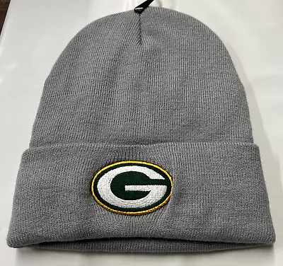 Green Bay Packers Gray  Lined Cuffed Winter Hat Beanie Skullcap • $14.99