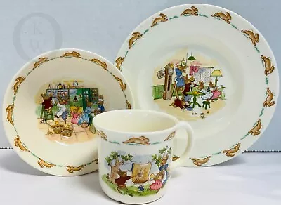 New Old Stock*Boxed*Royal Doulton Bunnykins*Plate*Bowl*Cup*22079i S113 • $98.25