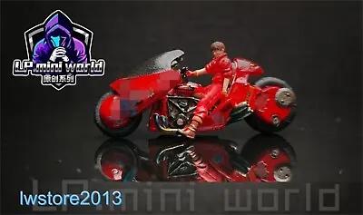 1/87 Scene Props Motorcycle Boy Miniatures Figures Model For Cars Vehicles Toys • $65.99