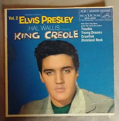 Elvis Presley King Creole RCA Victor EPA 4321 VG • $1.99