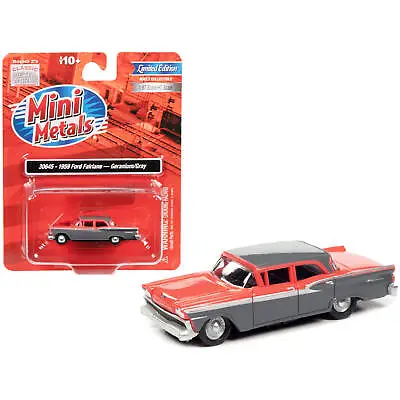 Classic Metal Works 1/87 (HO) Scale Model Car 1959 Ford Fairlane Geranium Pink • $31.52