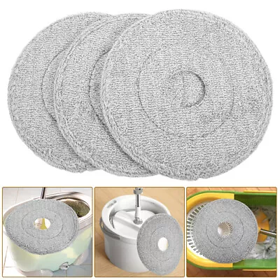 3pcs Easy Cleaning Microfiber Mop Pads Cleaning Cloths Microfiber Mop Refills • £11.18