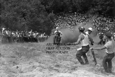 Indian 61 Ci 1956 Hill Climb Rushfield Washington Motorcycle Photo  • $9.75