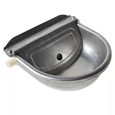 Stainless Pipe Water Trough Bowl Auto Drinking For Dog Horse Chicken Auto Fill • $28.53