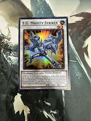 Yugioh T.G. Mighty Striker Super Rare AGOV • $0.99