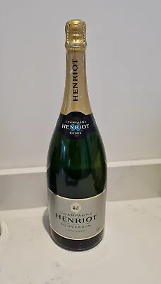 Empty Magnum Champagne Bottle Henriot Display Xmas Party Specimen Large • £41.99