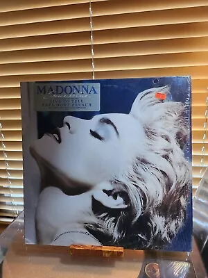 Madonna True Blue 1986 1st Sire Press 1- 25442 W/ Poster Vg+/Vg+ • $29.95