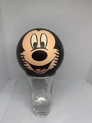 Walt Disney World Mickey Mouse Face Black Baseball Ball Collectable VGC • £9.99