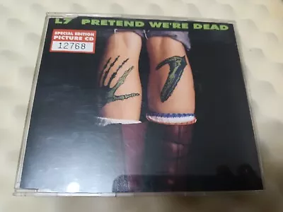 L7 - Pretend Were Dead   CD Single Slim Case Numbered Limited Edition • £6.50