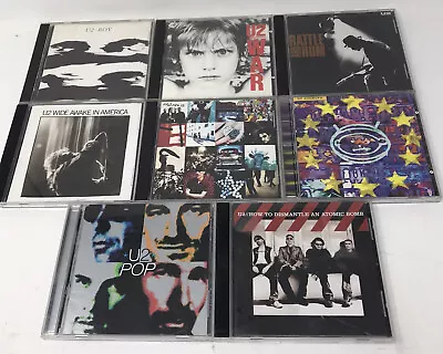 U2 Achtung Baby CD Lot - Zooropa - War - Boy - Rattle & Hum - Pop - Wide Awake • $71.99