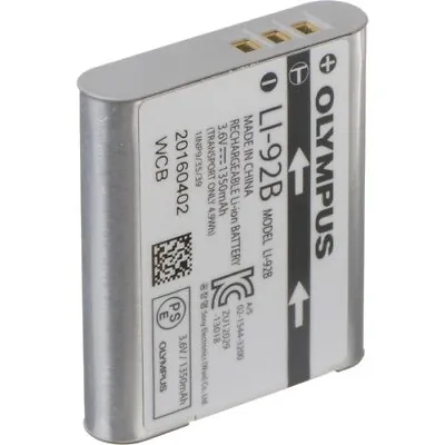 £35.99 • Buy Olympus LI-92B Rechargeable Lithium-Ion Battery (3.6V, 1350mAh)
