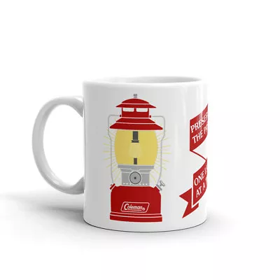 Coleman Lantern Red 200A Tall Hat  Preserving The Past  Coffee Mug • $12.10