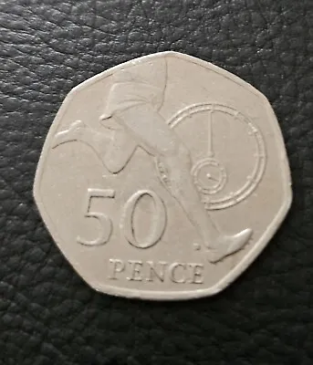 Roger Bannister 50p Coin 4 Four Minute Mile Stopwatch 2004 Freepost Circulated • £4.99
