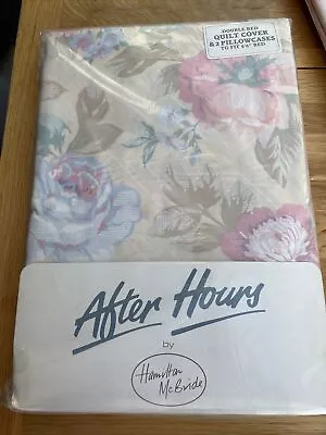 Hamilton Mcbride Double Bed Quilt Cover And 2 Pillowcases. After Hours • £10