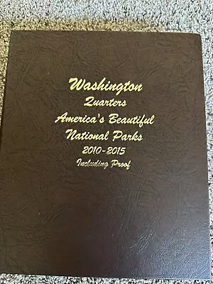 Dansco Album 8146 ATB National Parks Quarters W/ Proofs 2010-2015 W/40 Quarters • $90