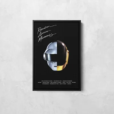 Daft Punk Poster Random Access Memories Album Print Album Cover Poster Music  • $22.99