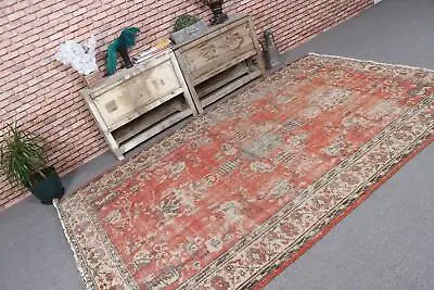 Vintage Rug 5.7x8.9 Ft Large Rug Bedroom Rugs Turkish Rug Oriental Rug • $198