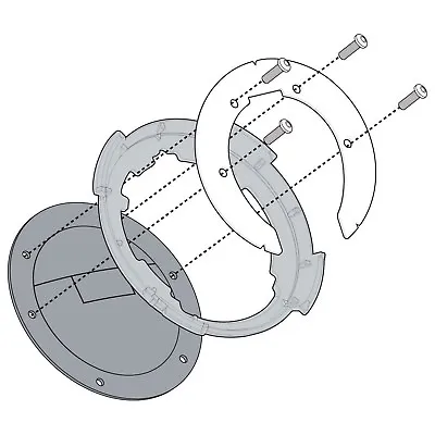 Kawasaki Z650 2017 BF28 Givi Motorcycle Tanklock Tank Bag Compatibility Flange • £17