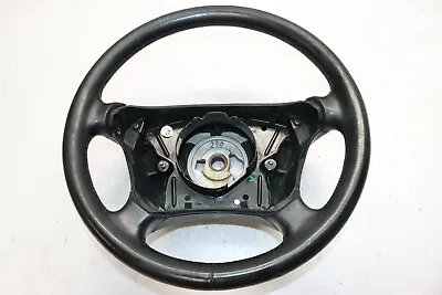 00-06 W215 W220 MERCEDES S430 S500 CL500 BLACK LEATHER STEERING WHEEL Y5346 • $108.89