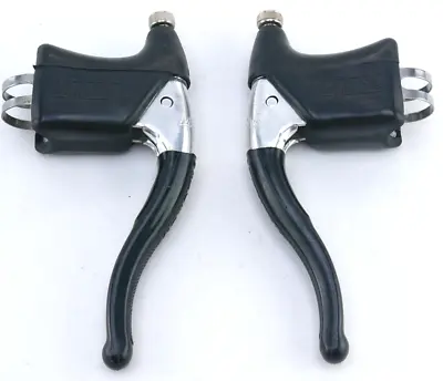 Mafac Brake Levers 1960'S -1970s W Full Hoods & Lever Covers L • $97.30