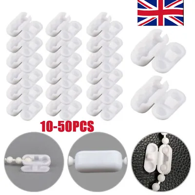 Roller Blind Connector Cord 50x Plastic Joiner Spare Curtain Repair Accessories • £3.35