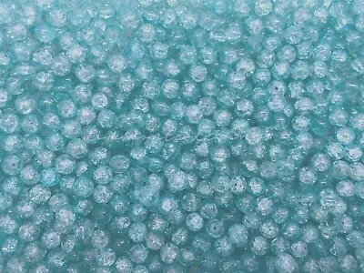 £1.99 • Buy ❤ Round Glass Crackle Beads 200x 4mm 100x 6mm 50x 8mm Choose Bead Colour UK 