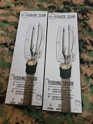 2 Pack Of Crate Club By Martin Brothers Fishing Spear Head Survival Hunting NIB • $54.99