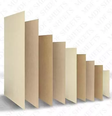 50 MDF Sheets 2mm Thick For Photo Frame Display Project DIY Craft Laser Cutting • £10.87