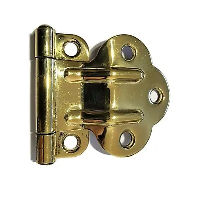 Brass McDougall Foldback Style CABINET HINGE With 3/8  Offset Hoosier Sellers • $7.21