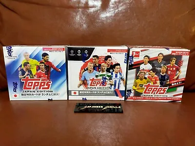 Topps Bundesliga ＆ 2022 & 2023 UEFA Champions League Japan Edition Box Set JP • $114.99