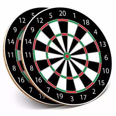 £4.99 • Buy 2 X Coasters - Cool Dart Board Darts Game Home Gift #4643