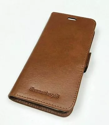 Dbramante1928 Wallet Real Leather Case IPhone X/Xs/Xs Max/XR/11/11 Pro Tan/Black • £14.96