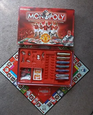 MONOPOLY MANCHESTER UNITED 1999 Edition.- Spare Game Parts NOT COMPLETE GAME. • £2.50