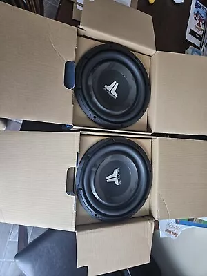 Two JL Audio 10W1V3-4 Component Subwoofer - Black  • $250