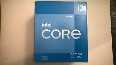 Intel 12th Gen Core I3-12100F 3.3GHz Alder Lake Quad Core LGA 1700 CPU Processor • $85.75