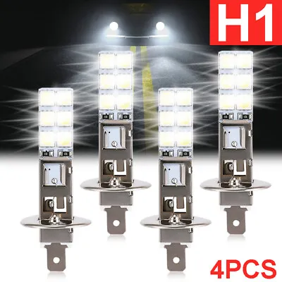 4x H1 LED Headlight Bulbs Conversion Kit High Low Beam Super Bright 6500K White • $13.69
