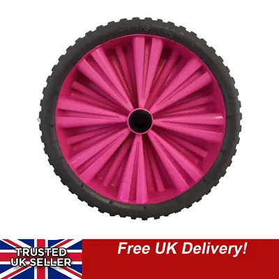 1x New 14  Puncture Proof Solid Wheelbarrow Wheel & Tyre 4.00-8 Launching Trolly • £19.99