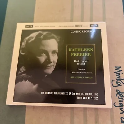 Kathleen Ferrier Sings Bach Handel (2005)- CD- New/sealed • £39.91