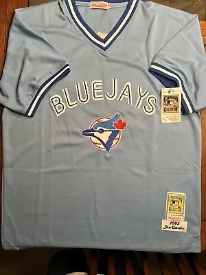 Vintage Toronto Blue Jays 1993 Mitchell & Ness Jersey Joe Carter #29 Size 52 • $55