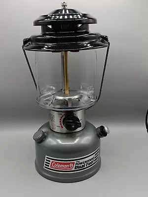 Vintage Coleman Lantern Dual Fuel 2 Mantle Camping Gear Lamp Light 14  295-746 • $129