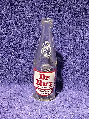 Vintage Rare Dr. Nut 7 Ounce Soda Pop Bottle Mint Condition Made In USA • $35