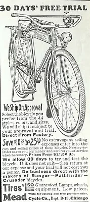 Vintage 1928 Mead Bicycle Bike TIres Original Ad • $6.99