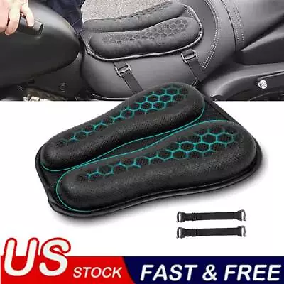 Motorcycle Comfort Gel Seat Cushion Pillow Universal Pressure Relief Cover Pad • $25.89