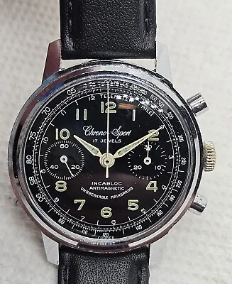 Vintage Chrono Sport Landeron 149 Chronograph • $560