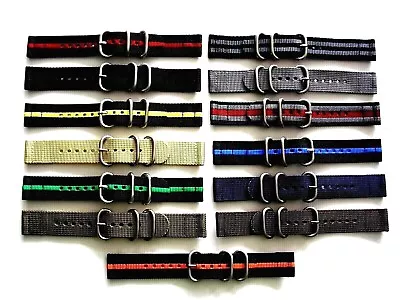 2pc NATO UTC Ballistic Nylon Military G10 Army Watchband Sport Dive Strap IW USA • $14.94