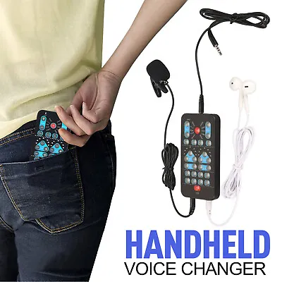 Portable Handheld Voice Changer Multifunctional Sound Disguiser With 8 Sound • $17.59