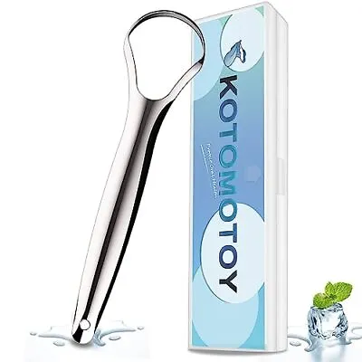 Kotomotoy Metal Tongue Scraper With Travel Case Easy To Use Tongue Scraper Fo... • $7.48