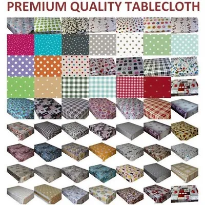£7.60 • Buy Pvc Vinyl Wipe Clean  Tablecloth Wipeable Table Cover Protector Lots Of Design 